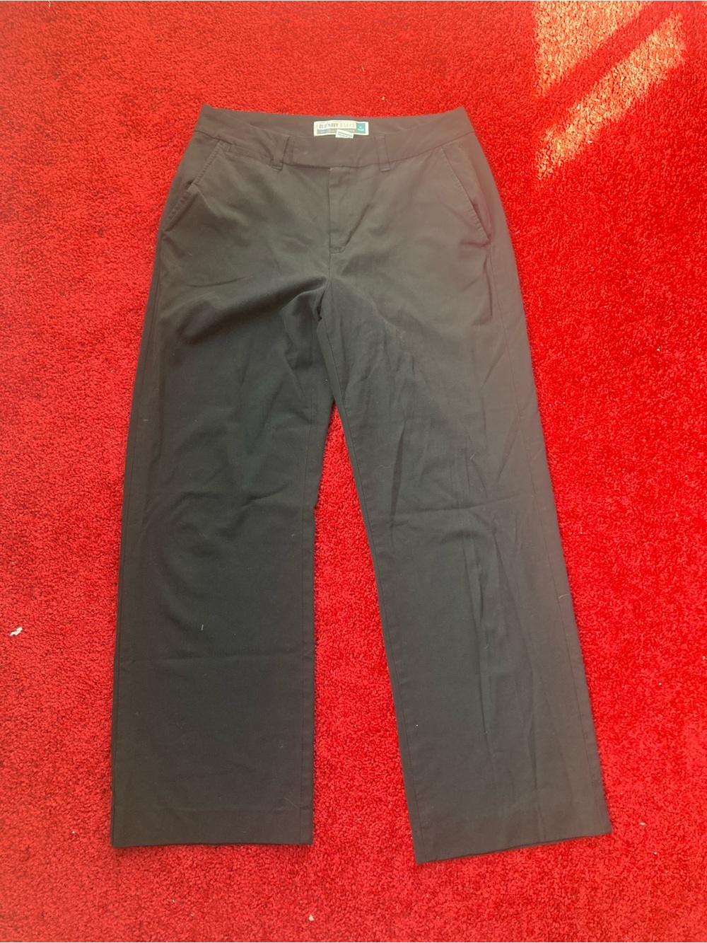 Old Navy Black Essential Stretch Pants Women’s Size 6